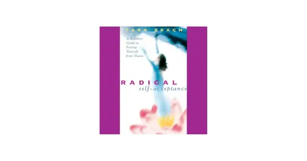 Okładka audiobooka "Radical Self-Acceptance" Tary Brach. Opowiada o odwadze bycia nielubianym i wyzwoleniu się od wstydu.